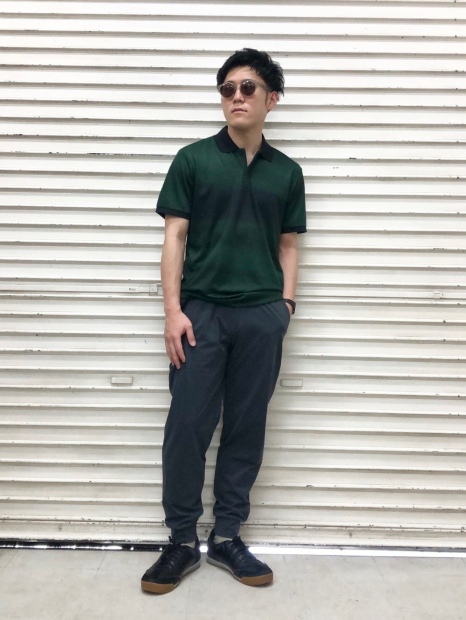 Футболка-поло UNIQLO с технологией DRY-EX 1159843992 (Зеленый XS)