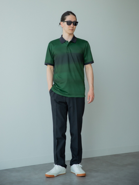 Футболка-поло UNIQLO с технологией DRY-EX 1159843992 (Зеленый XS)