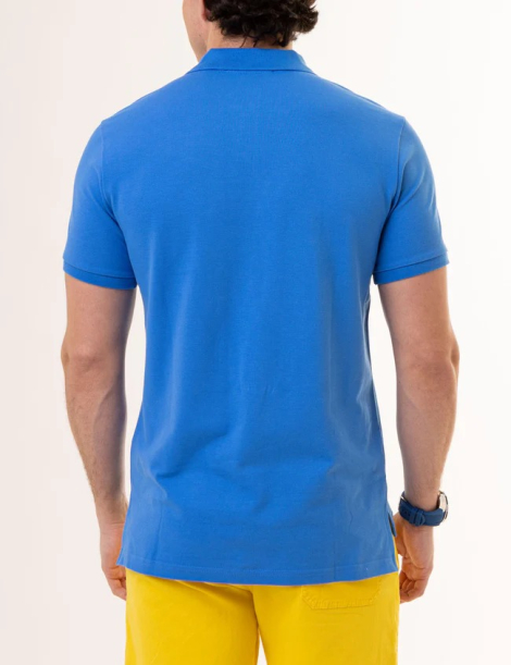 Футболка-поло U.S. Polo Assn с логотипом 1159844748 (Синий XXL)