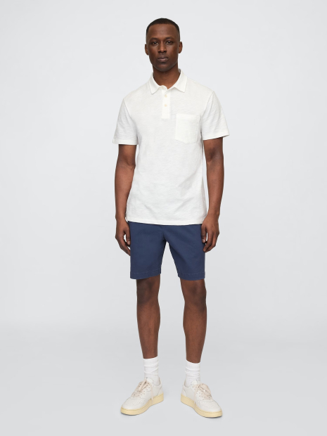 Чоловічі футболки-поло GAP 1159846491 (Молочний XXL)