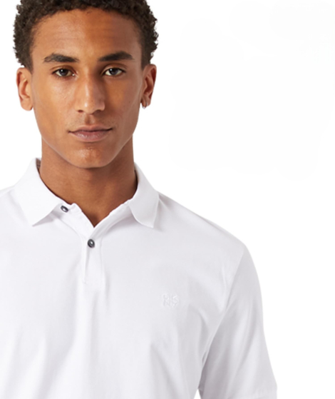 Мужская футболка-поло DKNY 1159847071 (Белый L)