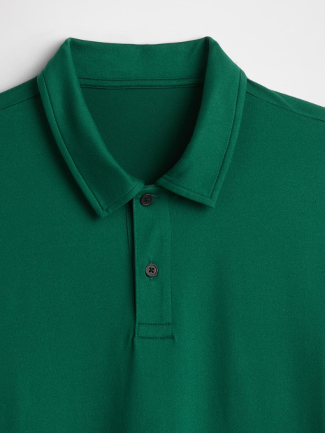 Мужская влагоотводящая футболка-поло GAPFit 1159847163 (Зеленый L)