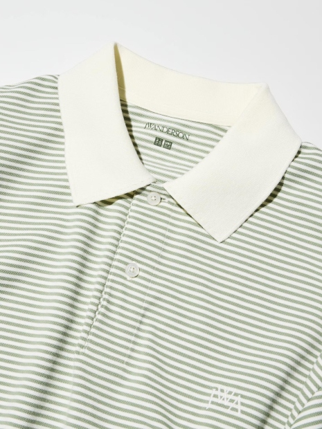 Классическое поло UNIQLO с принтом 1159849014 (Зеленый XL)