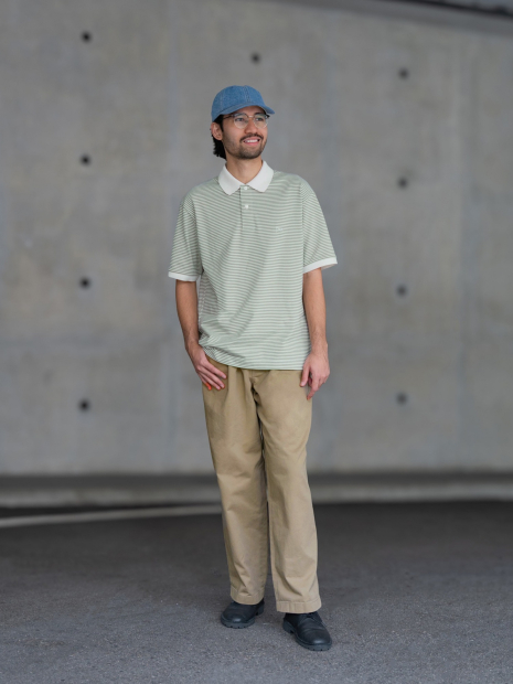 Классическое поло UNIQLO с принтом 1159849014 (Зеленый XL)