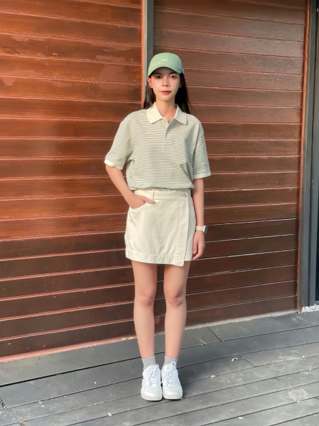 Классическое поло UNIQLO с принтом 1159849014 (Зеленый XL)