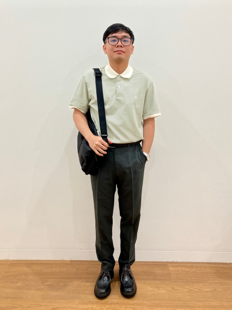 Классическое поло UNIQLO с принтом 1159849014 (Зеленый XL)