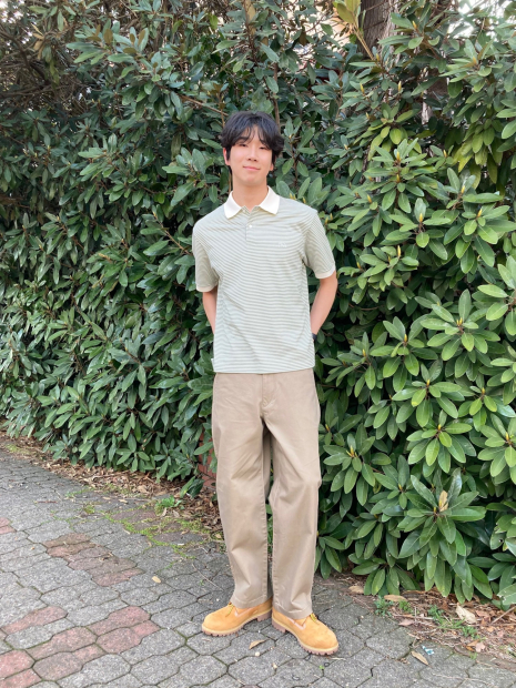 Классическое поло UNIQLO с принтом 1159849014 (Зеленый XL)