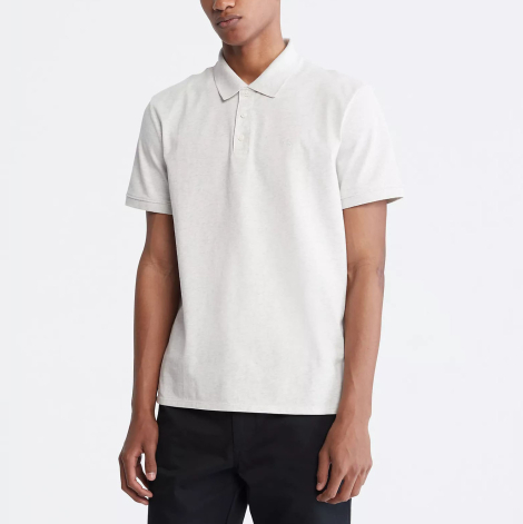 Мужское поло Calvin Klein с коротким рукавом 1159849870 (Серый XXL)