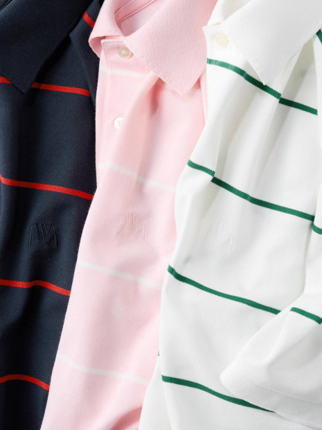 Классическое поло UNIQLO с принтом 1159849950 (Синий XXL)