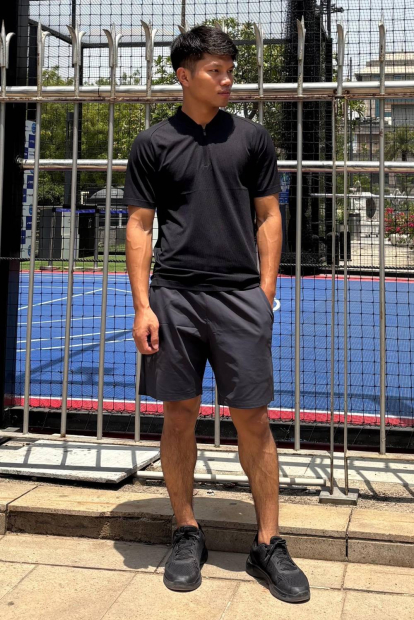 Футболка-поло UNIQLO с технологией DRY-EX 1159849958 (Черный XL)