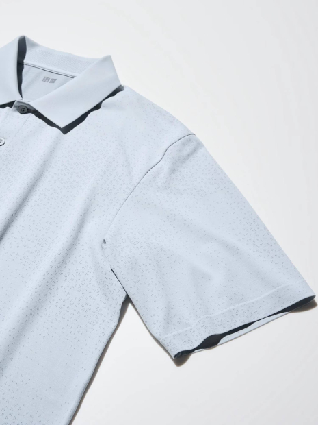 Футболка-поло UNIQLO с технологией DRY-EX 1159851521 (Голубой 3XL)