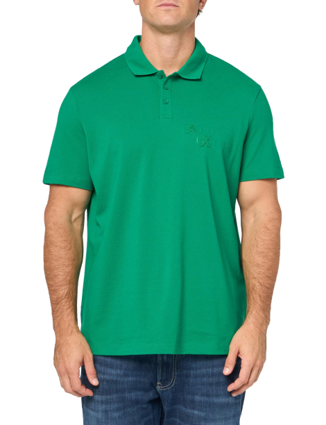Чоловіче поло Armani Exchange 1159851709 (Зелений XL)