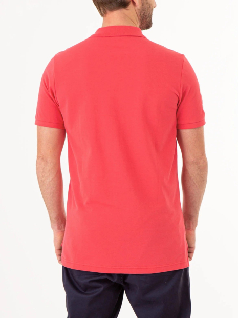 Чоловіче поло US Polo Assn з логотипом 1159851717 (Червоний M)