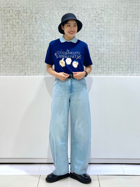 Футболка-поло UNIQLO AIRism 1159852370 (Голубой XXL)