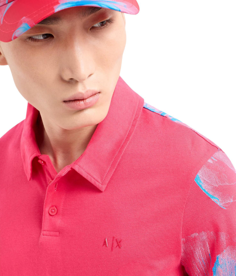 Чоловіче поло Armani Exchange 1159855072 (Рожевий XXL)