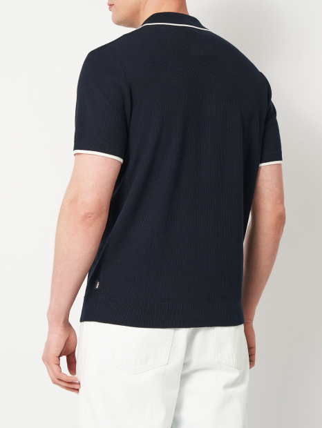 Вязаное поло DKNY 1159854707 (Синий M)