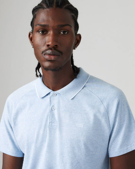 Мужская футболка-поло Levi's 1159854859 (Голубой XXL)