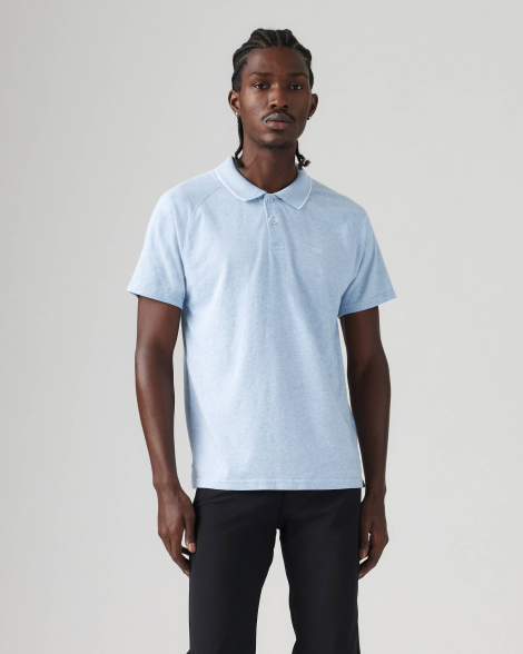 Мужская футболка-поло Levi's 1159854859 (Голубой XXL)
