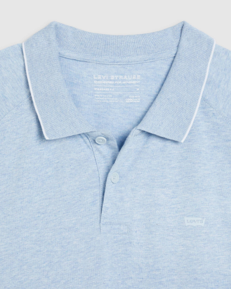 Мужская футболка-поло Levi's 1159854859 (Голубой XXL)