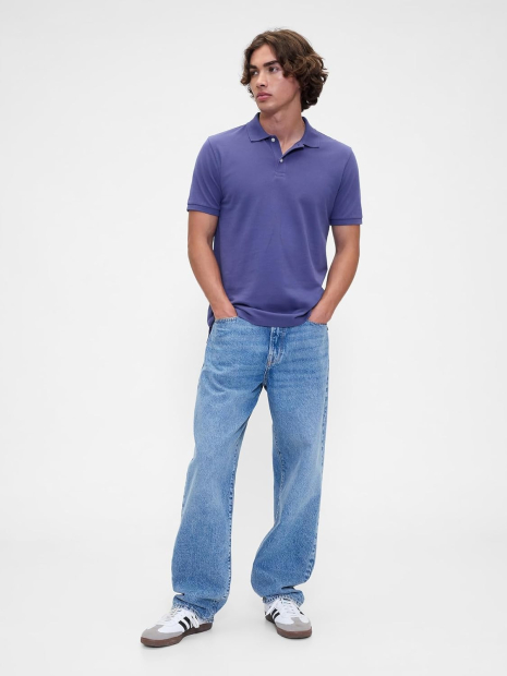 Чоловічі футболки-поло GAP 1159855252 (Синій M)