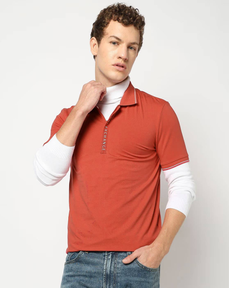 Футболка-поло Armani Exchange 1159855759 (Помаранчевий XXL)