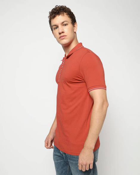 Футболка-поло Armani Exchange 1159855759 (Помаранчевий XXL)