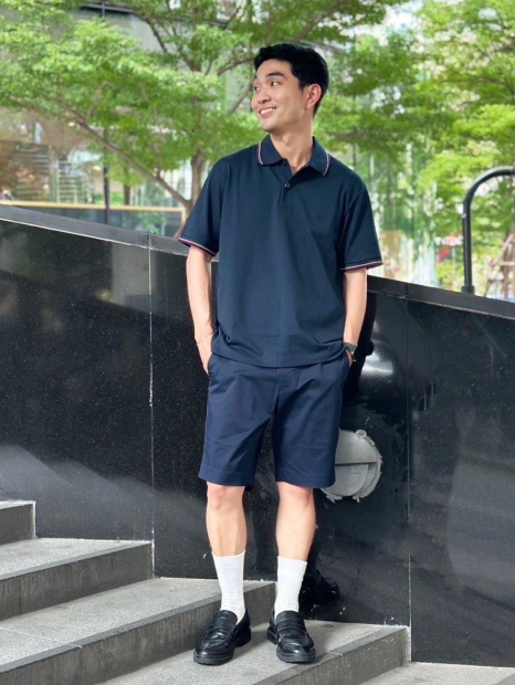 Классическое поло UNIQLO 1159855904 (Синий 3XL)