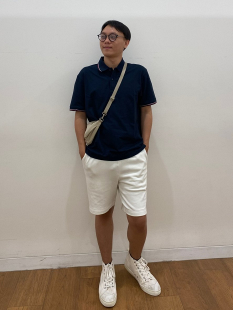 Классическое поло UNIQLO 1159855904 (Синий 3XL)