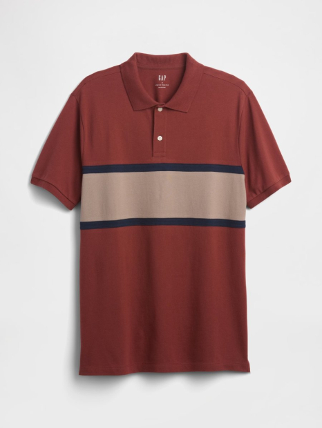 Чоловіче поло GAP 1159857486 (Коричневий M)