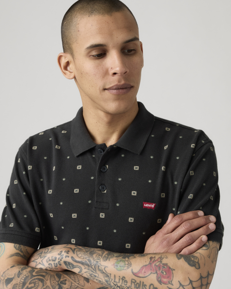 Мужское поло Levi's 1159857739 (Черный S)