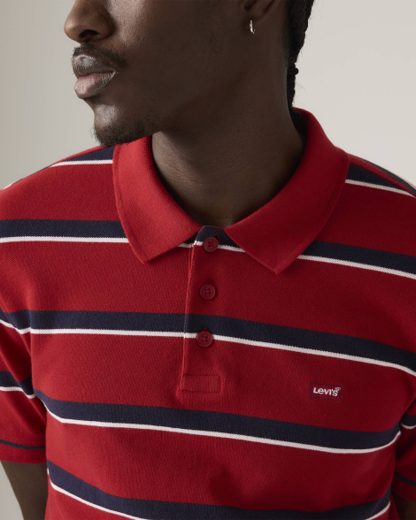 Мужское поло Levi's 1159857812 (Красный M)