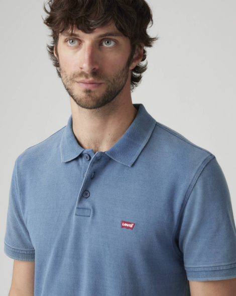 Мужское поло Levi's 1159857905 (Синий XL)