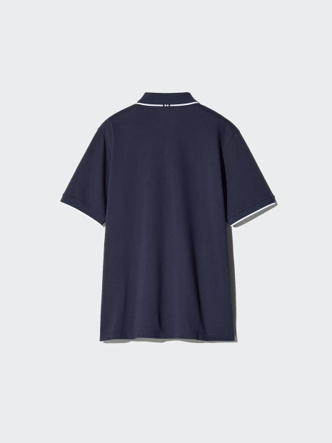 Классическое поло Roger Federer and UNIQLO AIRism 1159858194 (Синий XL)