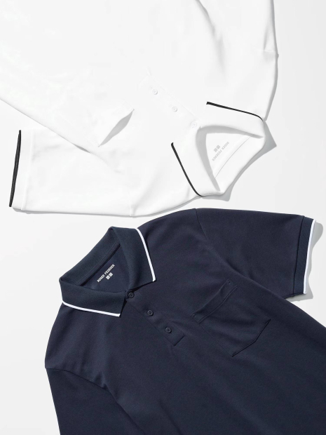Классическое поло Roger Federer and UNIQLO AIRism 1159858194 (Синий XL)