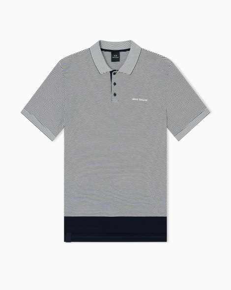 Мужское поло Armani Exchange 1159858985 (Синий/Белый L)