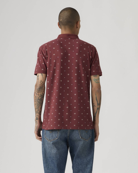Мужское поло Levi's 1159861312 (Бордовый XXL)