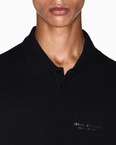 Чоловіче поло Armani Exchange 1159861731 (Чорний S)