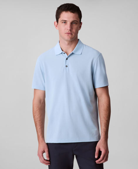 Мужское поло Calvin Klein с логотипом 1160450002 (Голубой XL)