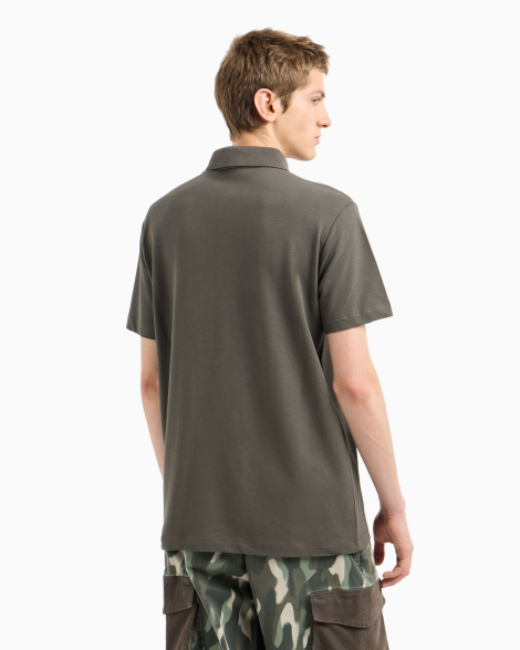 Чоловіче поло Armani Exchange з вишивкою 1160633663 (Зелений XXL)