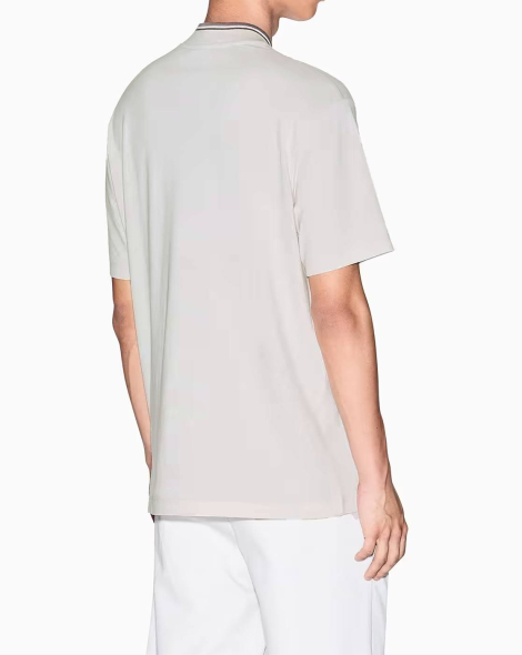 Чоловіче поло Armani Exchange з блискавкою 1161652239 (Молочний M)