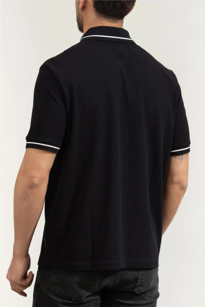 Мужское поло Armani Exchange с молнией 1162188790 (Синий XXL)