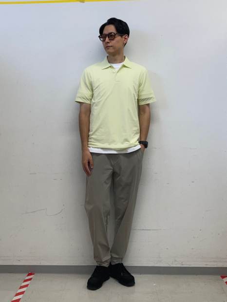 Футболка-поло UNIQLO с технологией DRY-EX 1162809065 (Желтый L)