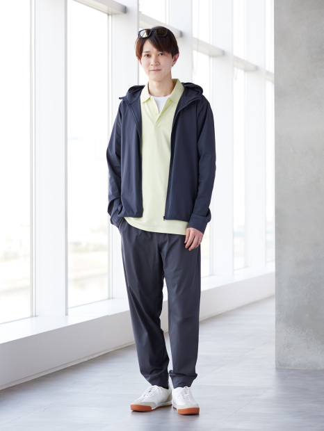 Футболка-поло UNIQLO с технологией DRY-EX 1162809065 (Желтый L)