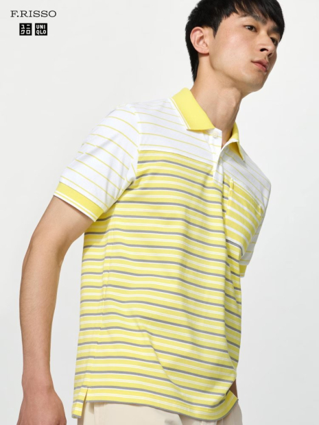 Мужское поло UNIQLO с технологией DRY 1162936197 (Желтый XL)