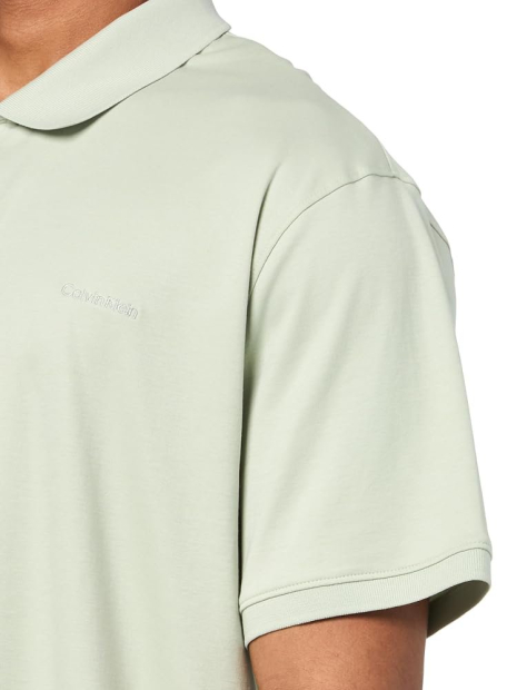 Мужское поло Calvin Klein с логотипом 1163062164 (Зеленый L)
