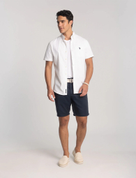 Чоловічі тенниски US Polo Assn сорочка з коротким рукавом 1159824362 (Білий M)