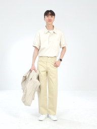 Футболка-поло UNIQLO 1159839921 (Молочный XL)