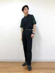 Футболка-поло UNIQLO с технологией DRY-EX 1159843992 (Зеленый XS)