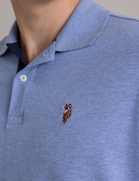 Футболка-поло U.S. Polo Assn с логотипом 1159845066 (Синий XL)