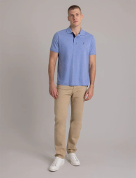 Футболка-поло U.S. Polo Assn с логотипом 1159845066 (Синий XL)
